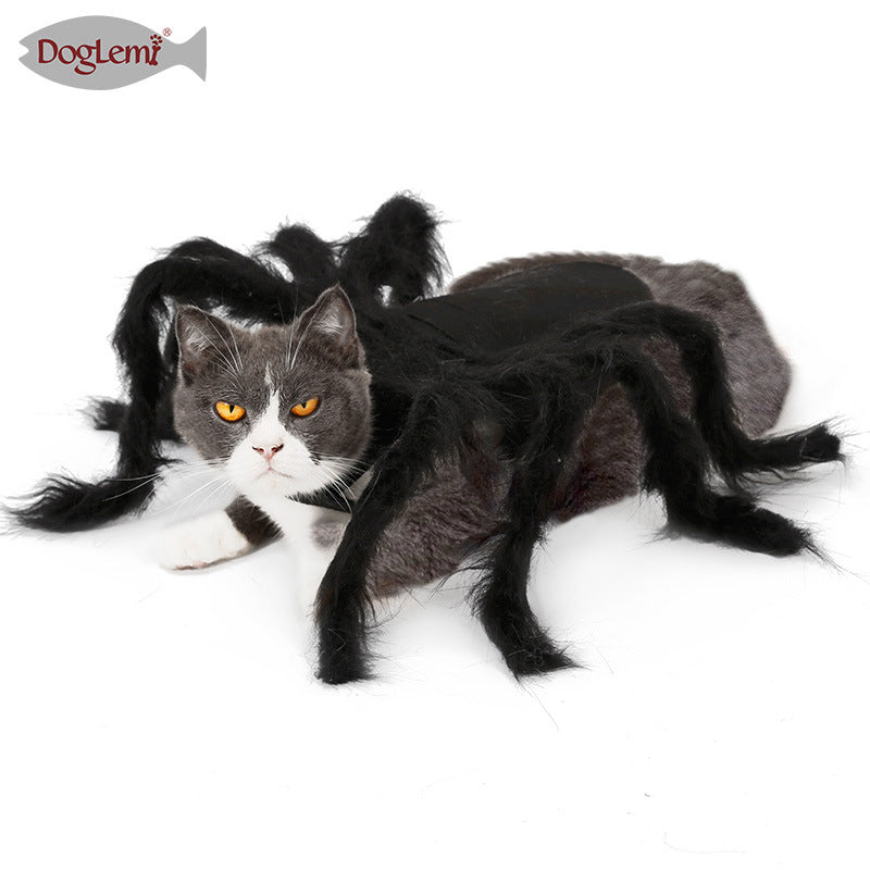 Halloween pet spider clothes for dogs and cats
