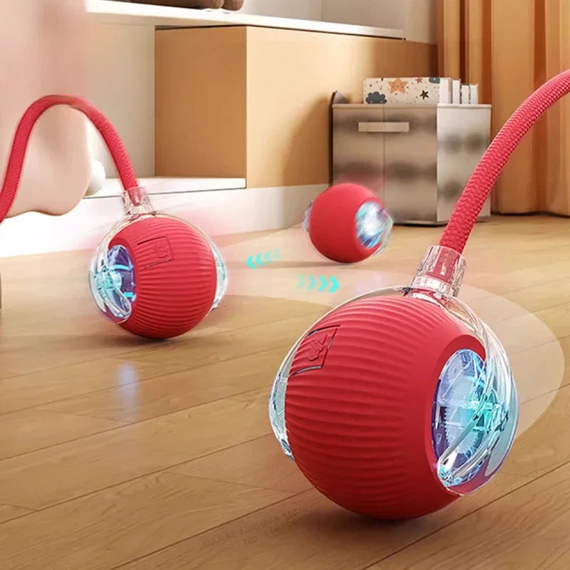 Pet Interactive Ball Toy, Automatic Rolling Ball