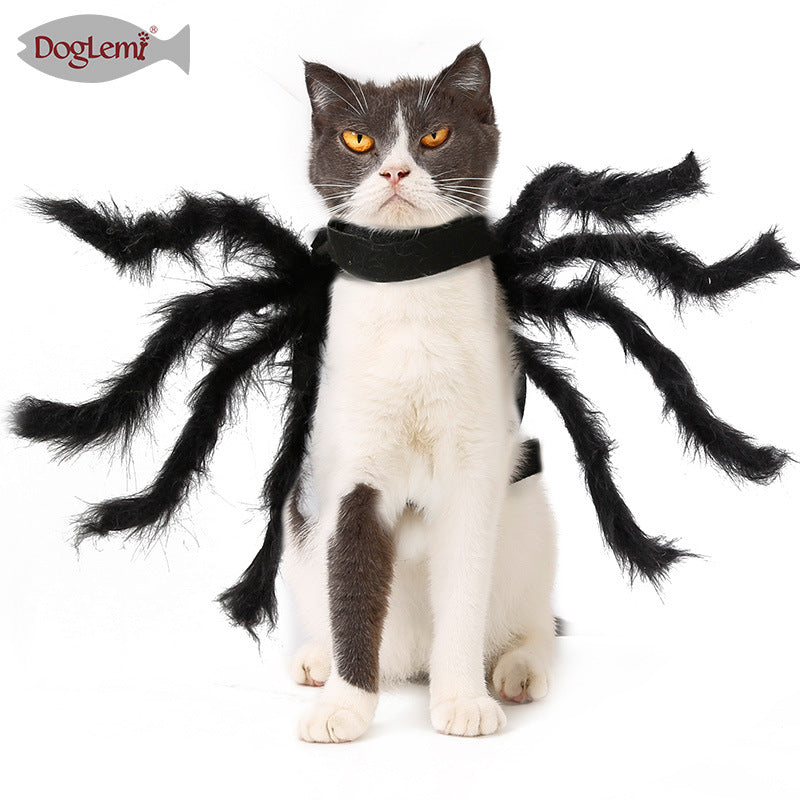 Halloween pet spider clothes for dogs and cats