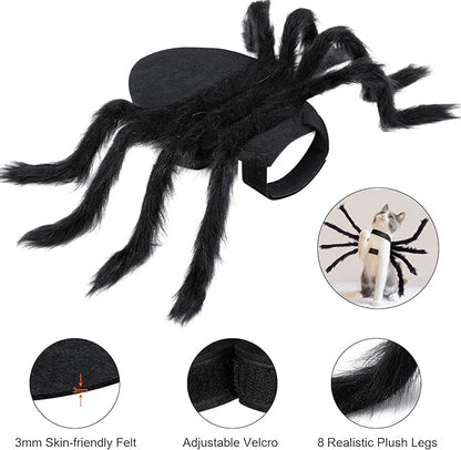 Halloween pet spider clothes for dogs and cats