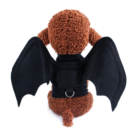 Halloween pet clothes bat wings