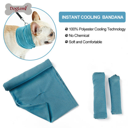 Pet cooling scarf