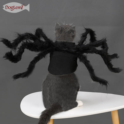 Halloween pet spider clothes for dogs and cats