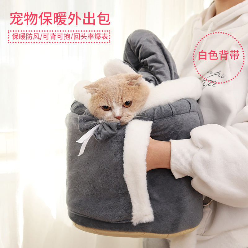 【Factory direct sale】Cat backpack indoor cat nest integrated cute Japanese and Korean style cat supplies cat bag