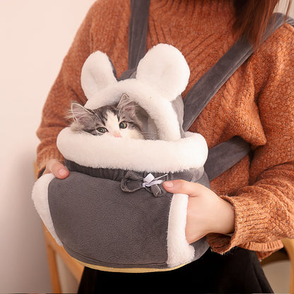 【Factory direct sale】Cat backpack indoor cat nest integrated cute Japanese and Korean style cat supplies cat bag