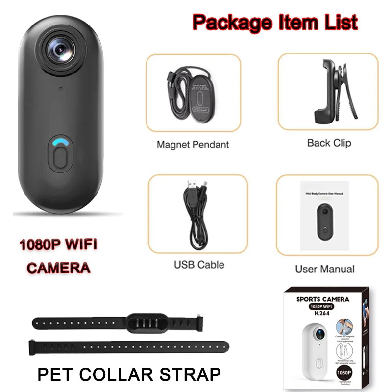 Pet 4K Thumb Sports Camera