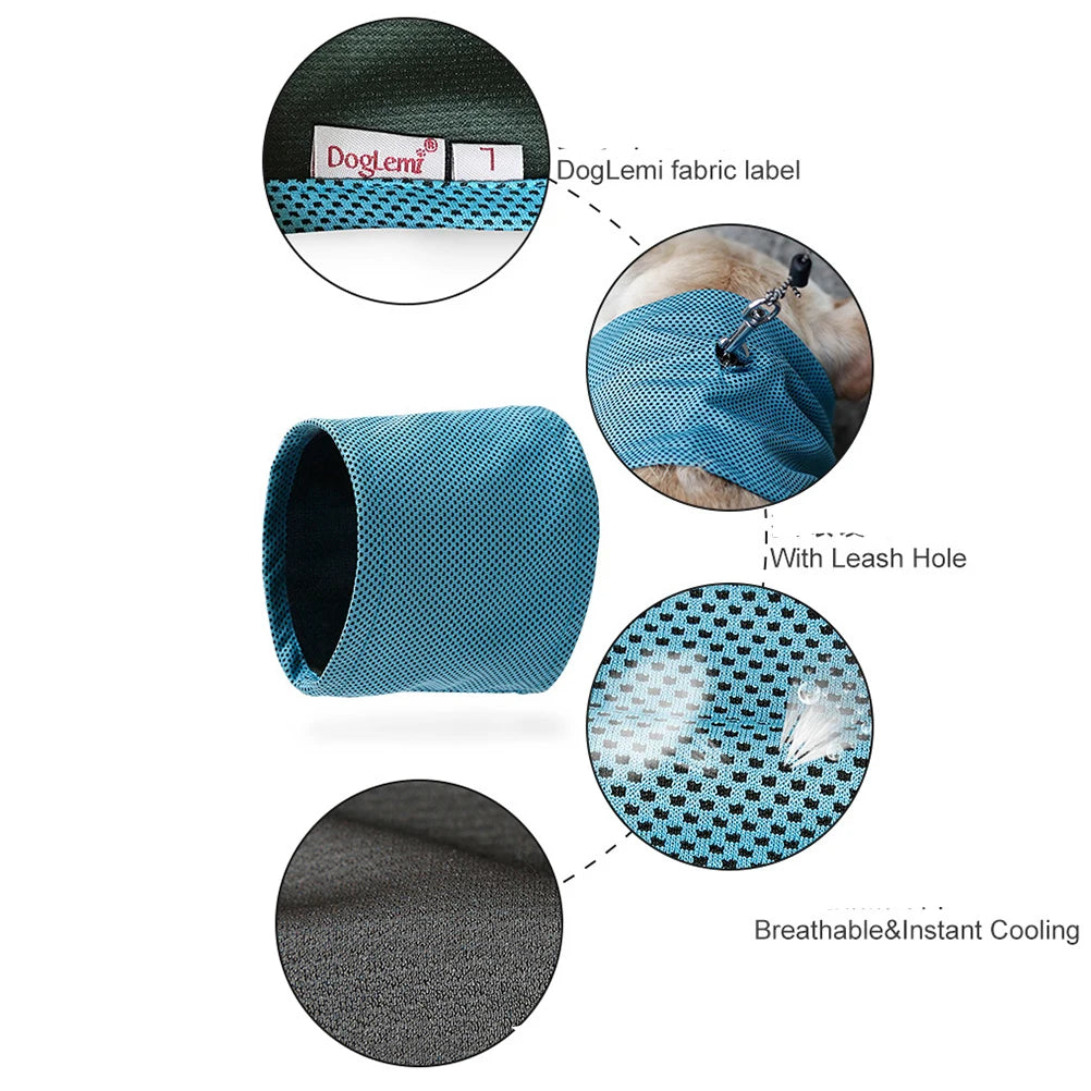 Pet cooling scarf